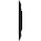 Ekena Millwork Blackthorn Ceiling Medallion (Fits Canopies up to 4 7/8"), 11 3/4"OD x 3 5/8"ID x 1"P, Jet Black CM11BLBLF - alternate 3